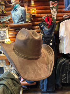 Suede Choc Cowboy Hat
