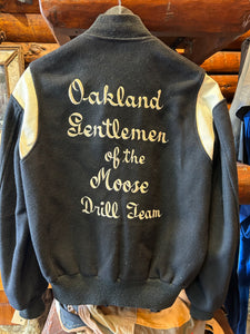 Vintage 60s Moose Drill Team Letterman, Small