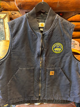 Load image into Gallery viewer, Vintage Carhartt Navy Quilt Lined Vest, XXL
