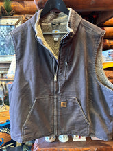 Load image into Gallery viewer, Vintage Choc Carhartt Sherpa Vest, XXL
