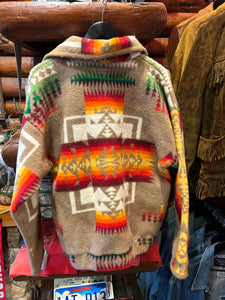 Rare 1990s Pendleton Chief Joseph Cry Wolf Jacket, Large