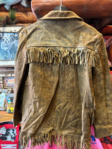 Vintage 1970s Suede Ranchwear Jacket, S-M