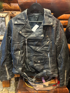 Vintage Biker Jacket, XS-S