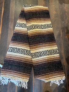 3 Browns Mexican Falza Blanket