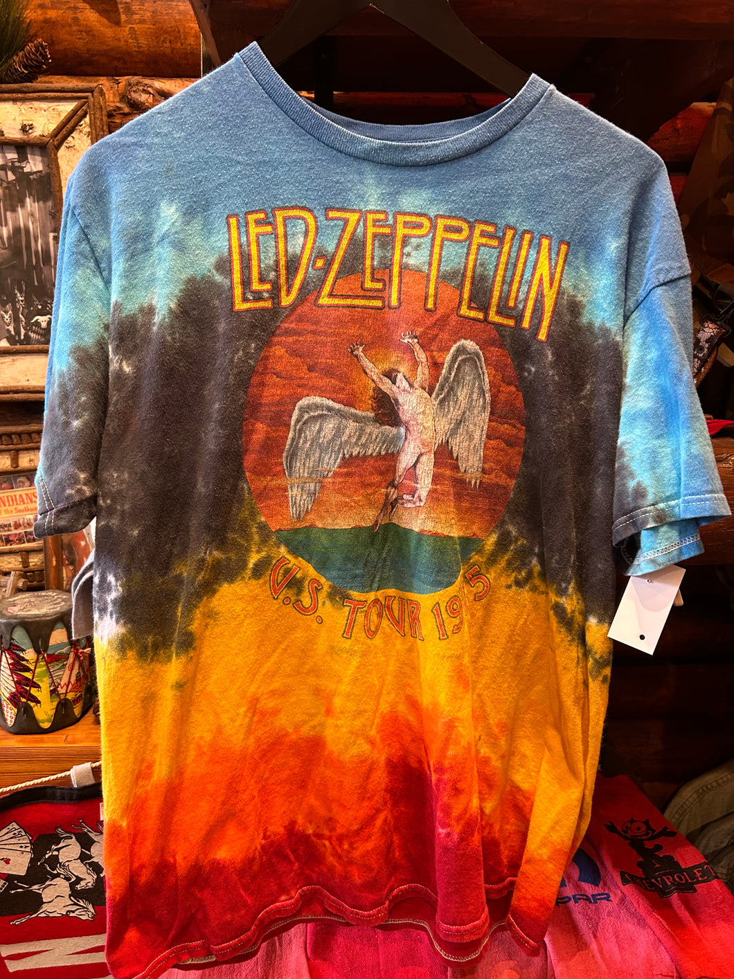 Pre Loved Tie Dye Led Zep, Large