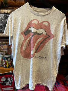 Pre Loved Rolling Stones '89 Print Tee, Medium