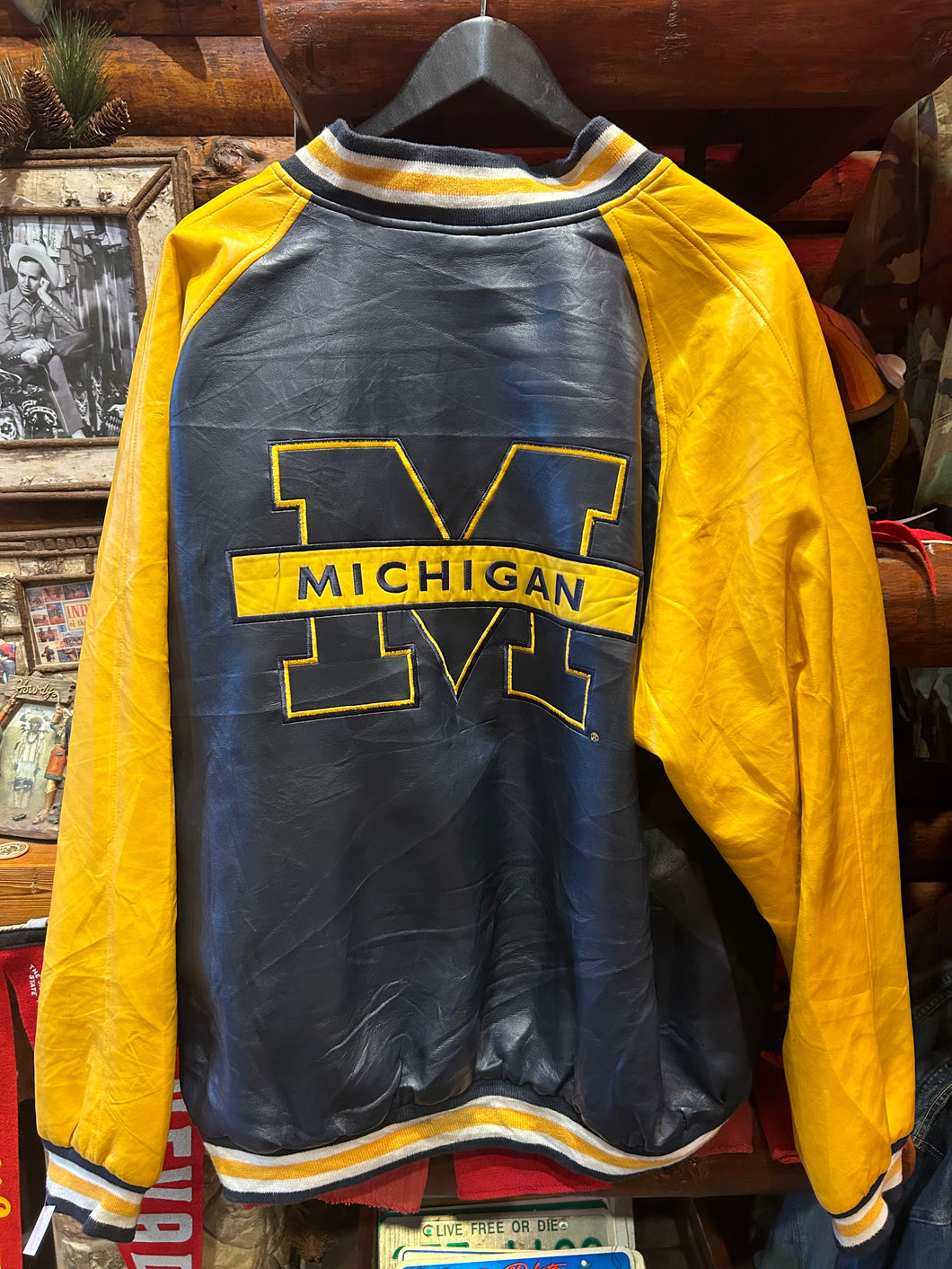 Vintage Michigan Letterman Jacket, XL