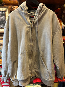 Vintage Wolverine Workwear Faded Olive Duckcloth Jacket, 3XL
