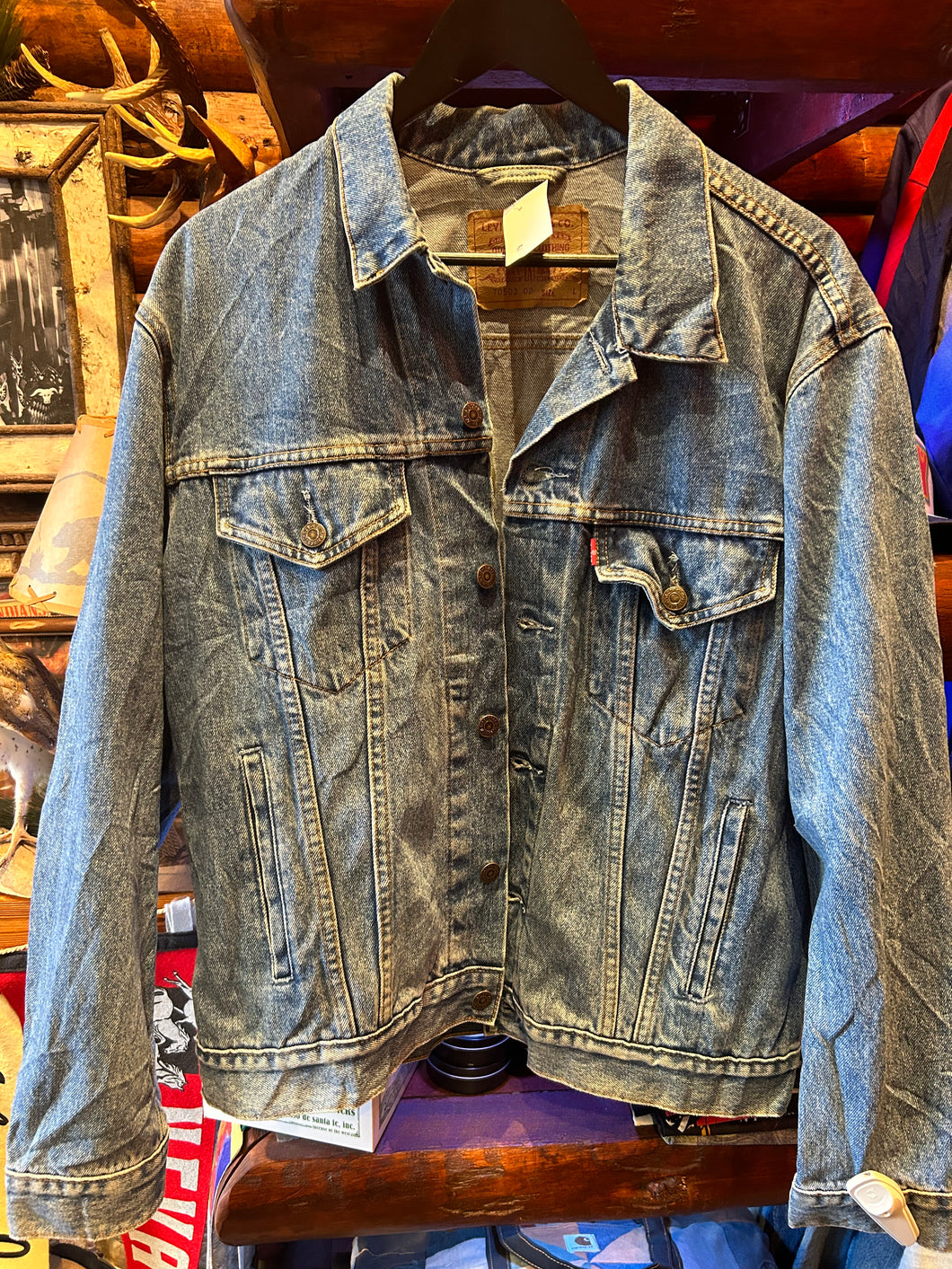 3. Vintage Levis Denim Jacket, Large