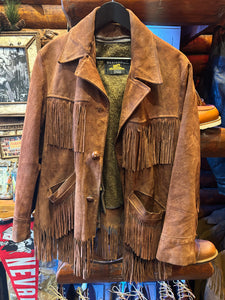 Vintage Sears 70s'-80 Suede Rancher, 38 Small