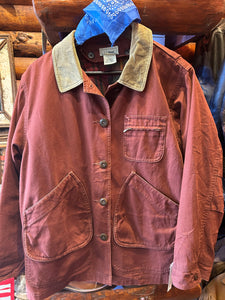 Vintage LL Bean Dark Rust Chore Jacket, Small