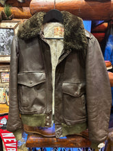Load image into Gallery viewer, Vintage 60s Excelled Sherpa Lined WW11 Style Flight Jacket, 40 S-M
