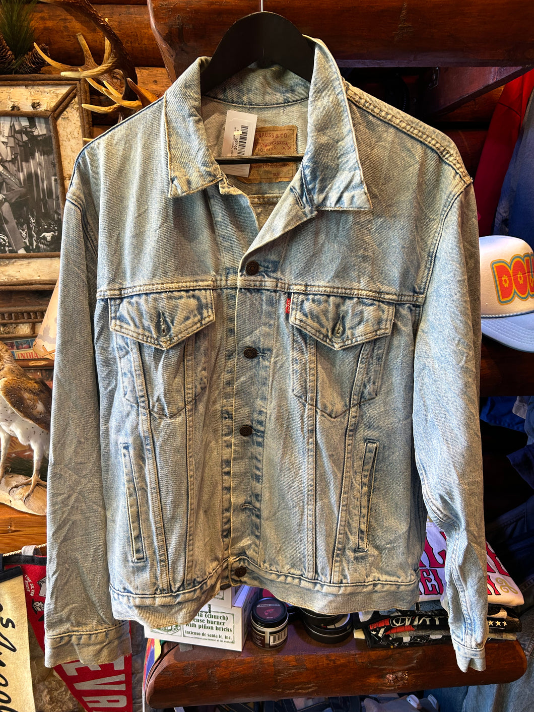 5. Vintage Levis Denim Jacket, Large