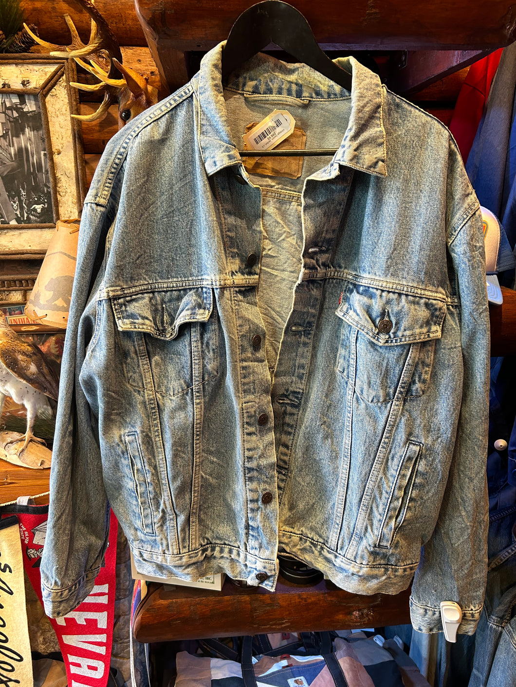 11. Vintage Levis Denim Jacket, XXL