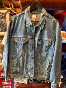 13. Vintage Denim Jacket, Large