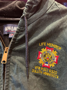 Vintage Green Duluth Vets Jacket, XXL-XXXL
