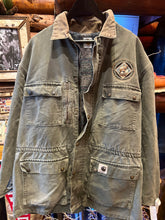 Load image into Gallery viewer, Vintage Carhartt Deer Alaska Chore Jacket Olive, XL
