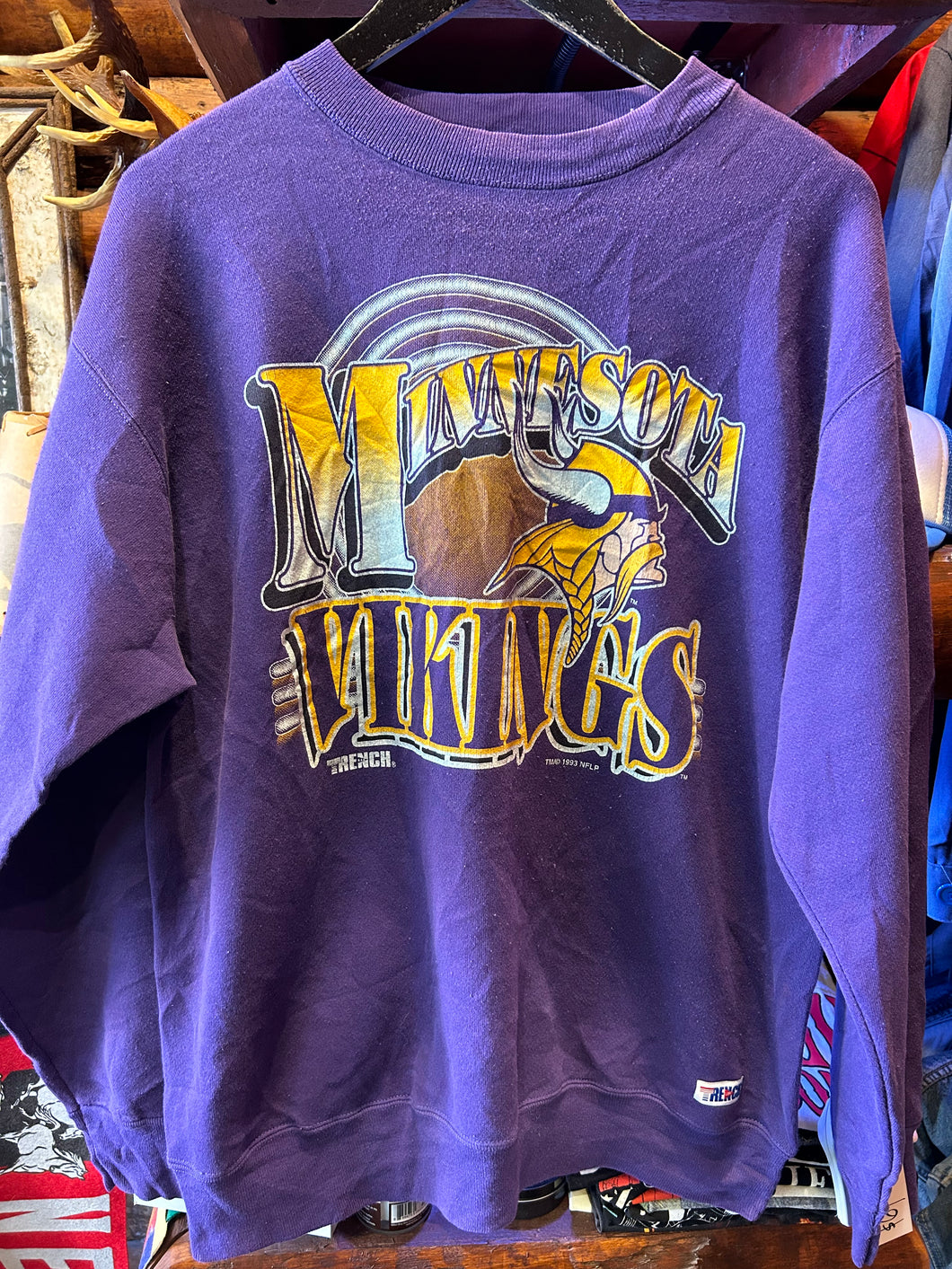 Vintage Vikings Sweater, Large