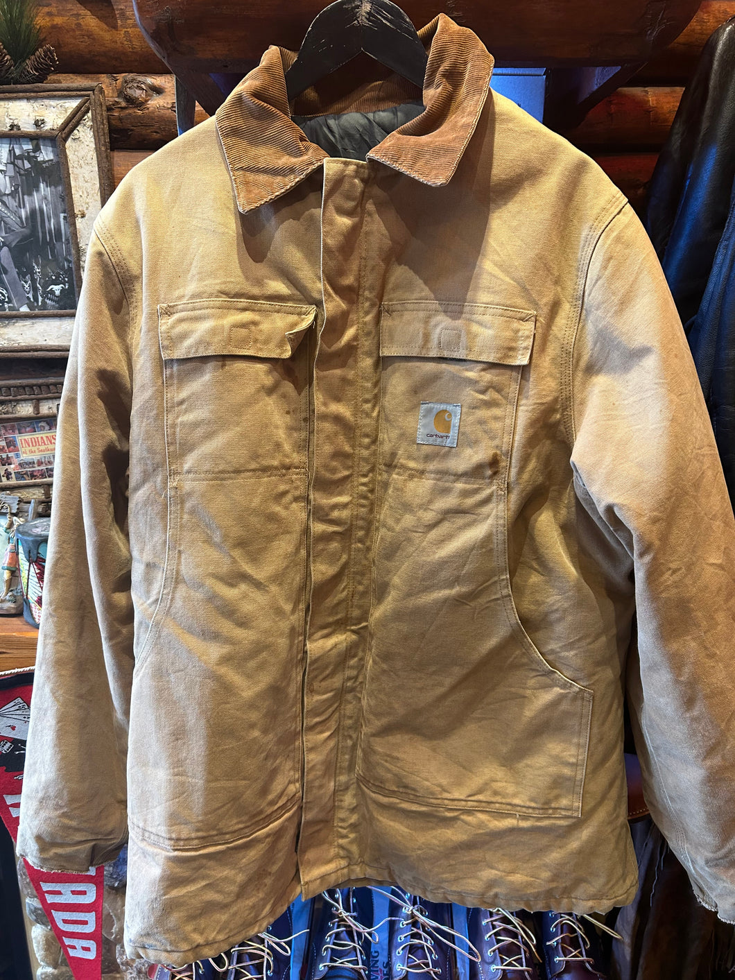 Vintage Carhartt Chore Quilt Lined Jacket, XL Tall - XXL