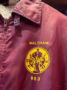 Vintage Waltham Deer Fleece Lined Spray Jacket, Large