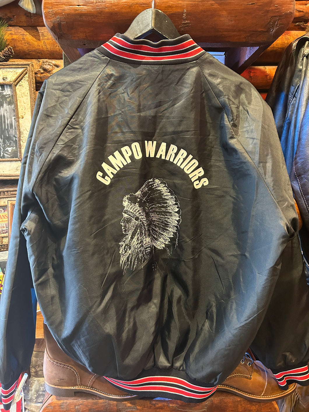 Vintage 80s-90s Campo Warriors Westark Bomber, Large