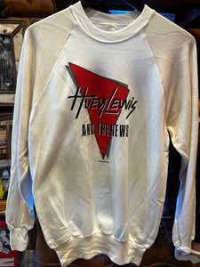 Vintage 80s Huey Lewis & News Sweater, Medium
