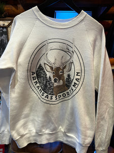 Vintage Deer Arkansas Sweatshirt, Small