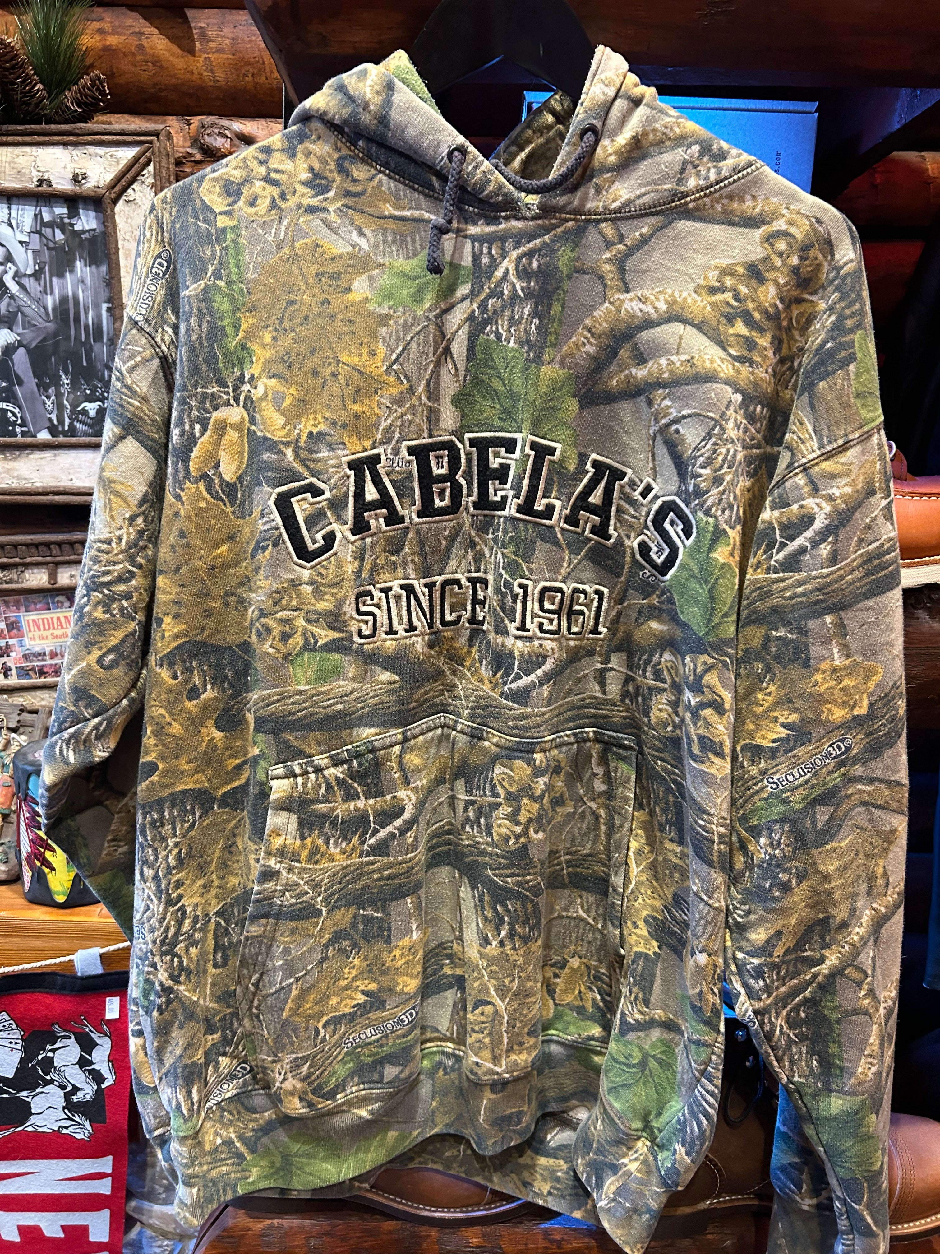 Vintage Cabelas Real Tree Camo Hoodie, Large – Midwest Trader