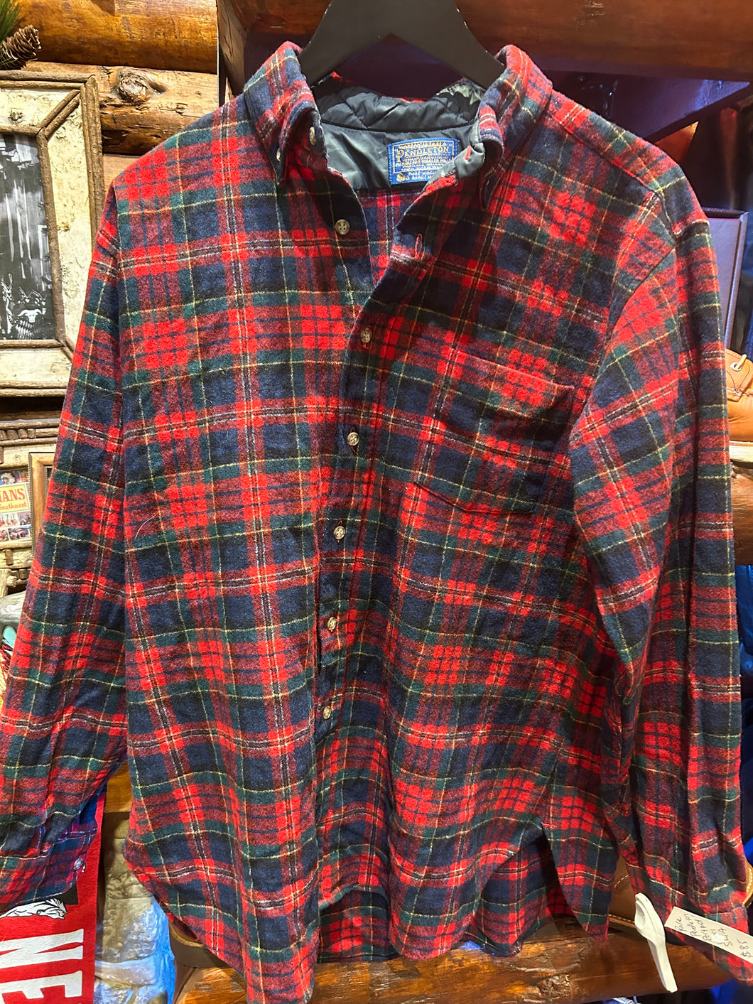 Vintage Pendleton Portland Wool Shirt, Large