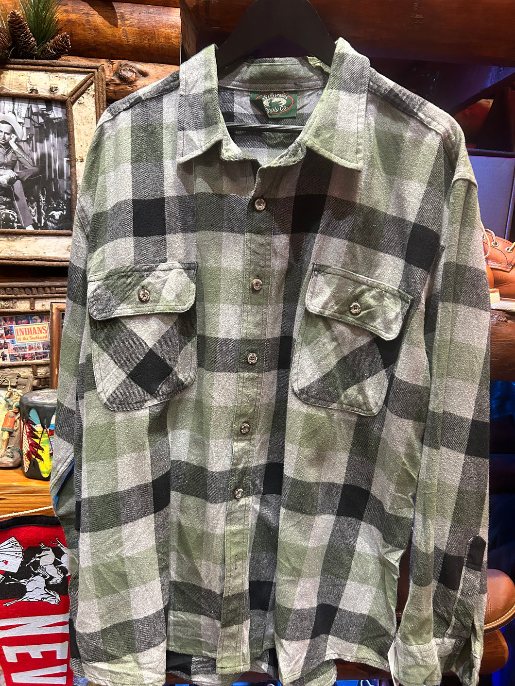 Vintage Stillwater Supply Heavy Flannel, XXL