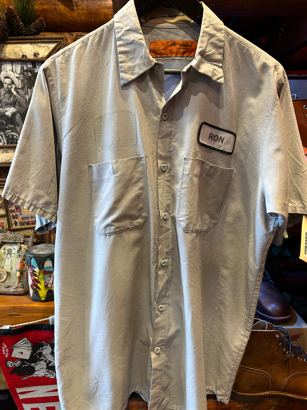 Vintage Ron Mechanic Shirt, Large