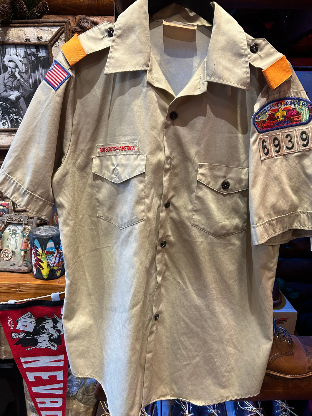 Vintage Boyscout Shirt Grand Canyon, Large