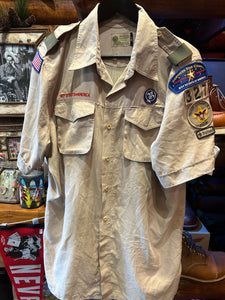 Vintage Boyscouts Shirt Wisconsin, Medium