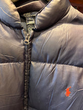 Load image into Gallery viewer, Vintage Ralph Lauren Navy Puffer, Youth XL or Small
