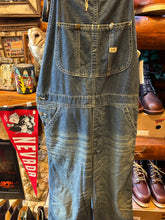 Load image into Gallery viewer, 3. Vintage Lee Overalls, Waist 36-37
