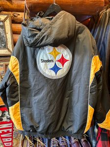 Vintage Steelers 90s Puffer Jacket, XXL