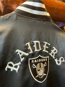 Vintage Raiders New Era Stadium Jacket, Medium