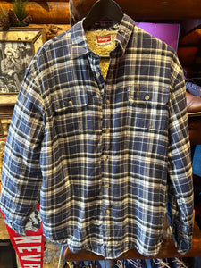 Vintage Wrangler Sherpa Lined Lighweight Jacket, Large