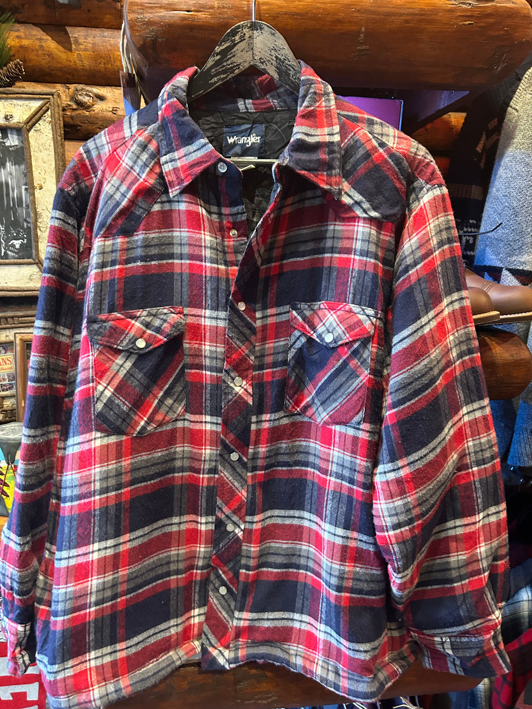 Vintage Wrangler Quilt Lined Lightweight Jacket, XL