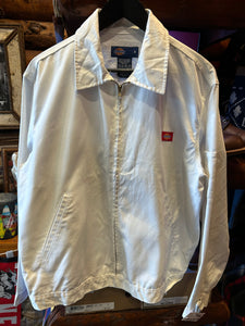 Vintage Dickies White Eisenhower Jacket, Medium