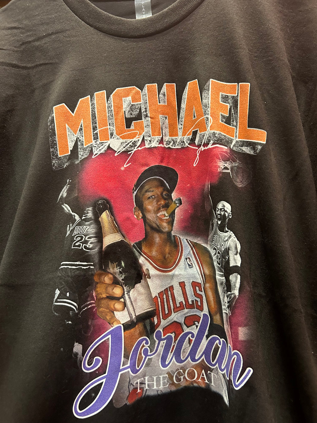 New Retro Michael Jordan The Goat Tee
