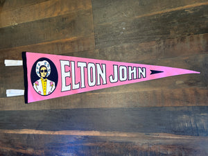 Elton John Nudie Suit Pennant, Buffalo New York