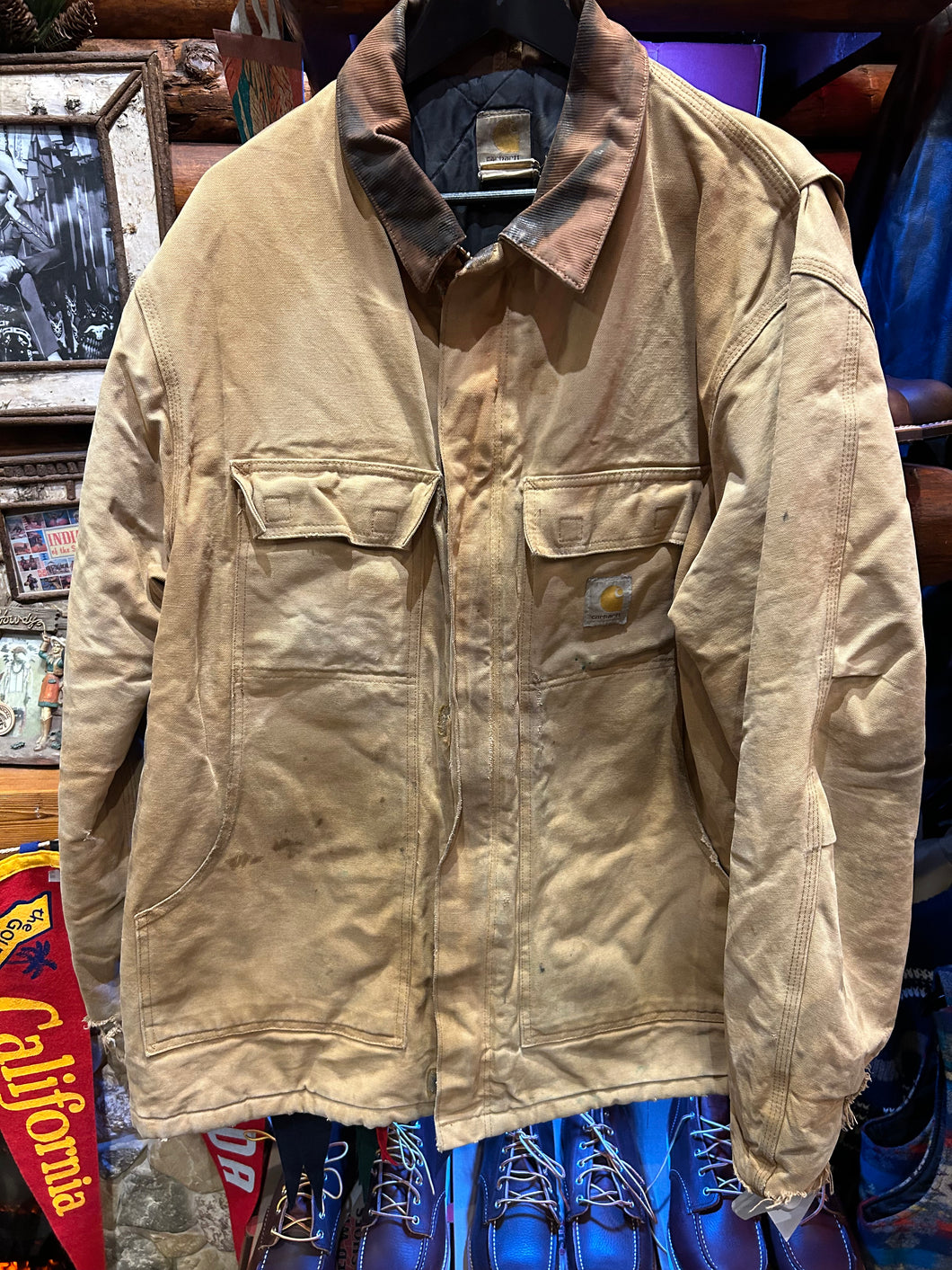 Vintage Carhartt Toasted Character Work Jacket, XL Tall