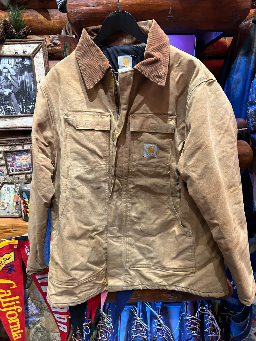 Vintage Carhartt Chore Jacket, XL Tall
