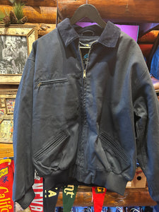 Vintage 'as new' Navy Workwear Bomber Duckcloth, Small