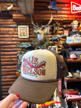 Load image into Gallery viewer, New Willie Nelson Brown Tan Trucker Cap
