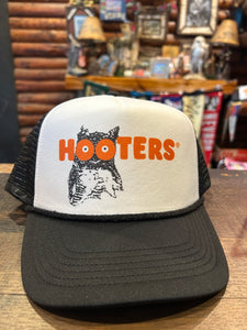 Hooters Black & White Trucker Cap
