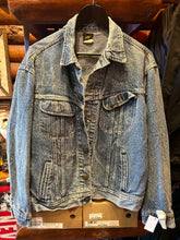 Load image into Gallery viewer, 1. Vintage Lee Denim Jacket Distressed, Large
