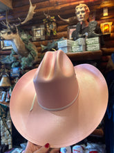 Load image into Gallery viewer, The Dolly Pink Straw Cowboy Hat S/M or L/XL
