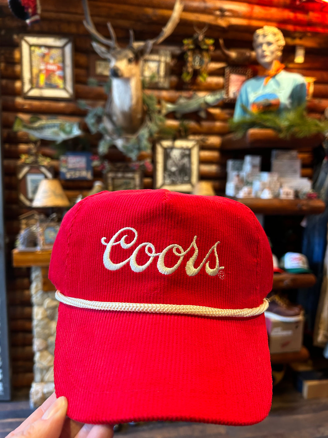 Cord Coors Trucker Cap